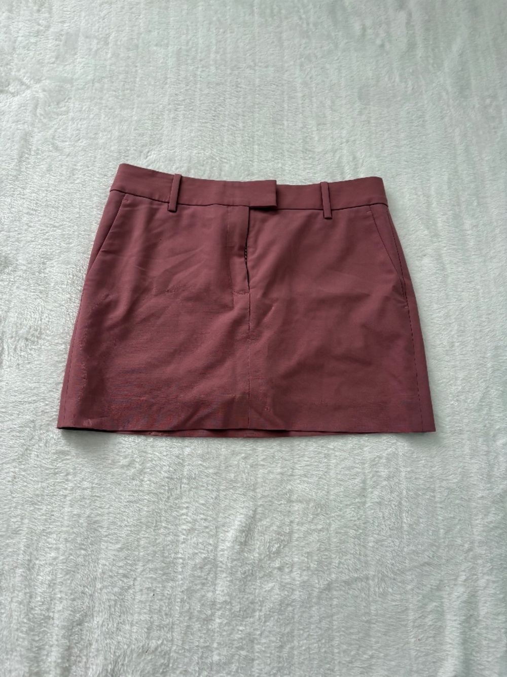 Theory Skirt Women’s Size 2 Rose Pink Mini Buttoned Business Casual Skirt